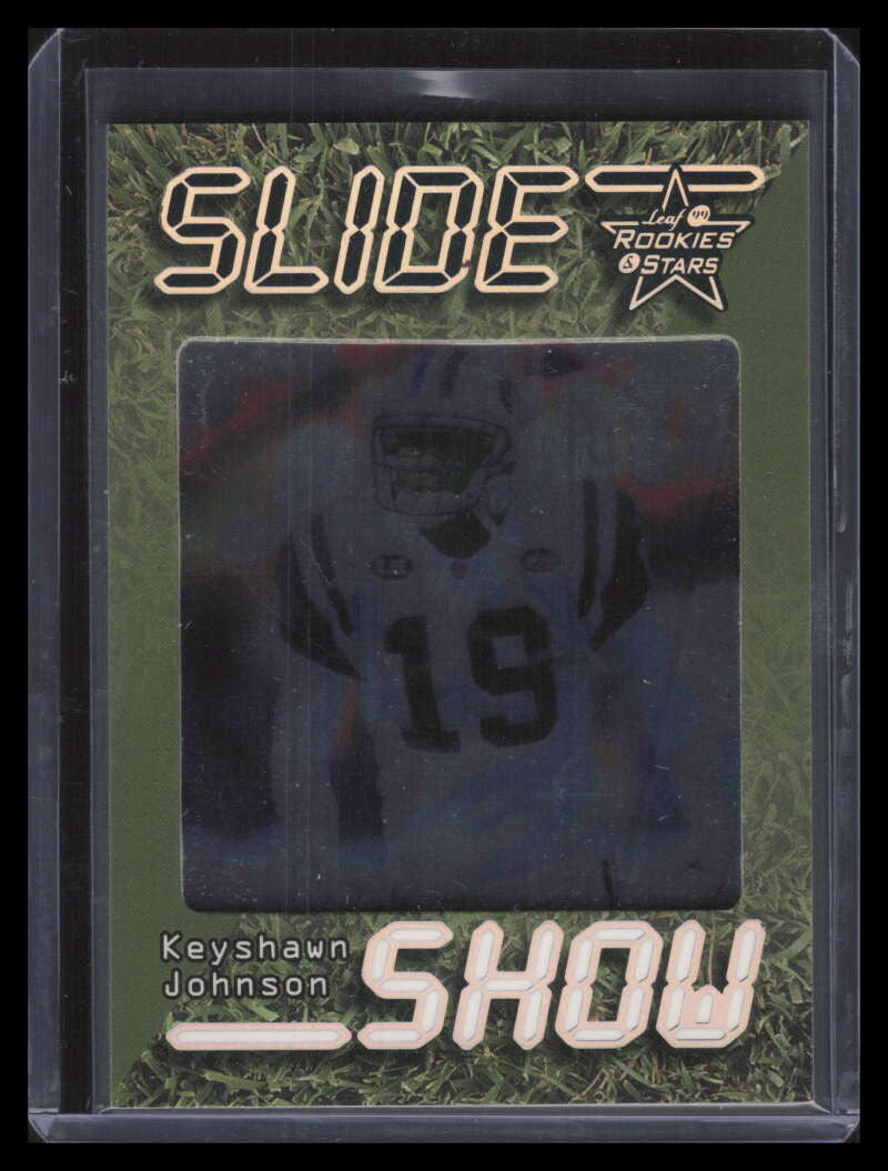1999 Leaf Rookies and Stars SlideShow Green ss37 Keyshawn Johnson 31/50