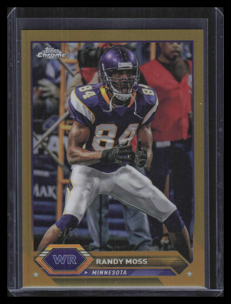 2023 Topps Composite Chrome Gold Refractor 13 Randy Moss 48/50