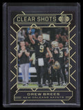 2020 Panini Illusions Clear Shots Black 7 Drew Brees 14/50