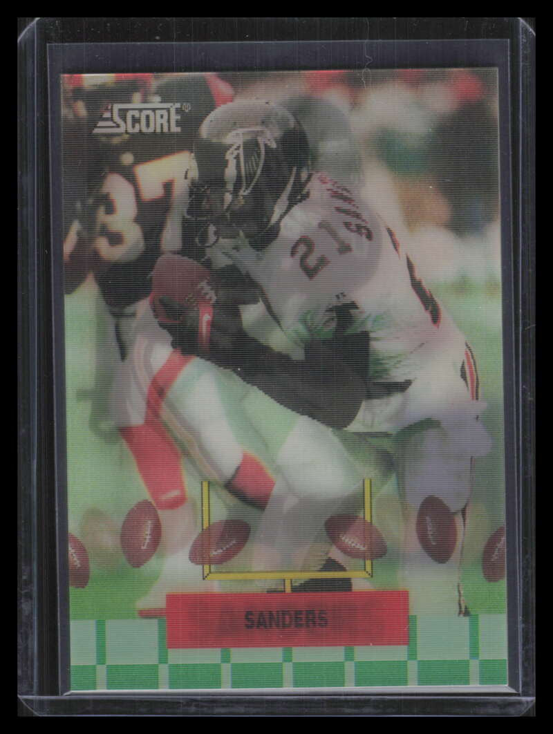 1994 Pinnacle/Sportflics Super Bowl 7 Deion Sanders /1000 Score