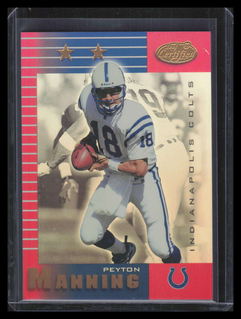 DELETE 164623 1999 Leaf Certified Mirror Red 122 Peyton Manning