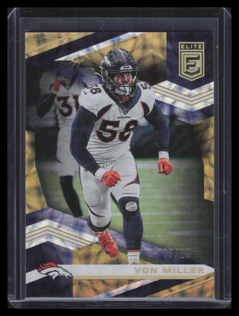 2020 Elite Gold 43 Von Miller 6/10