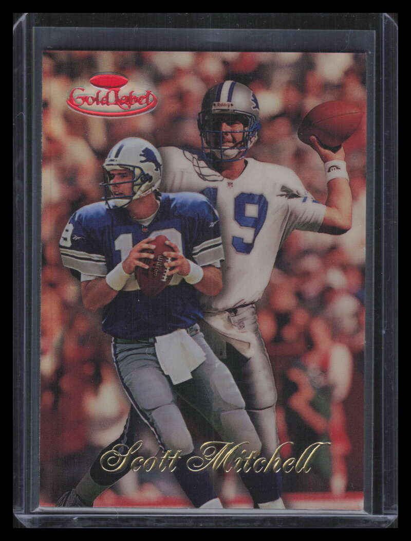 1998 Topps Gold Label Class 1 Red 58 Scott Mitchell 1/100