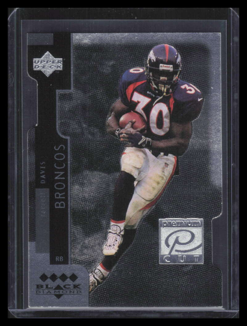 1998 Black Diamond Premium Cut Quadruple Vertical pc30 Terrell Davis