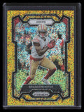 2023 Panini Prizm Prizms Gold Sparkle Refractor 265 Brandon Aiyuk 16/24