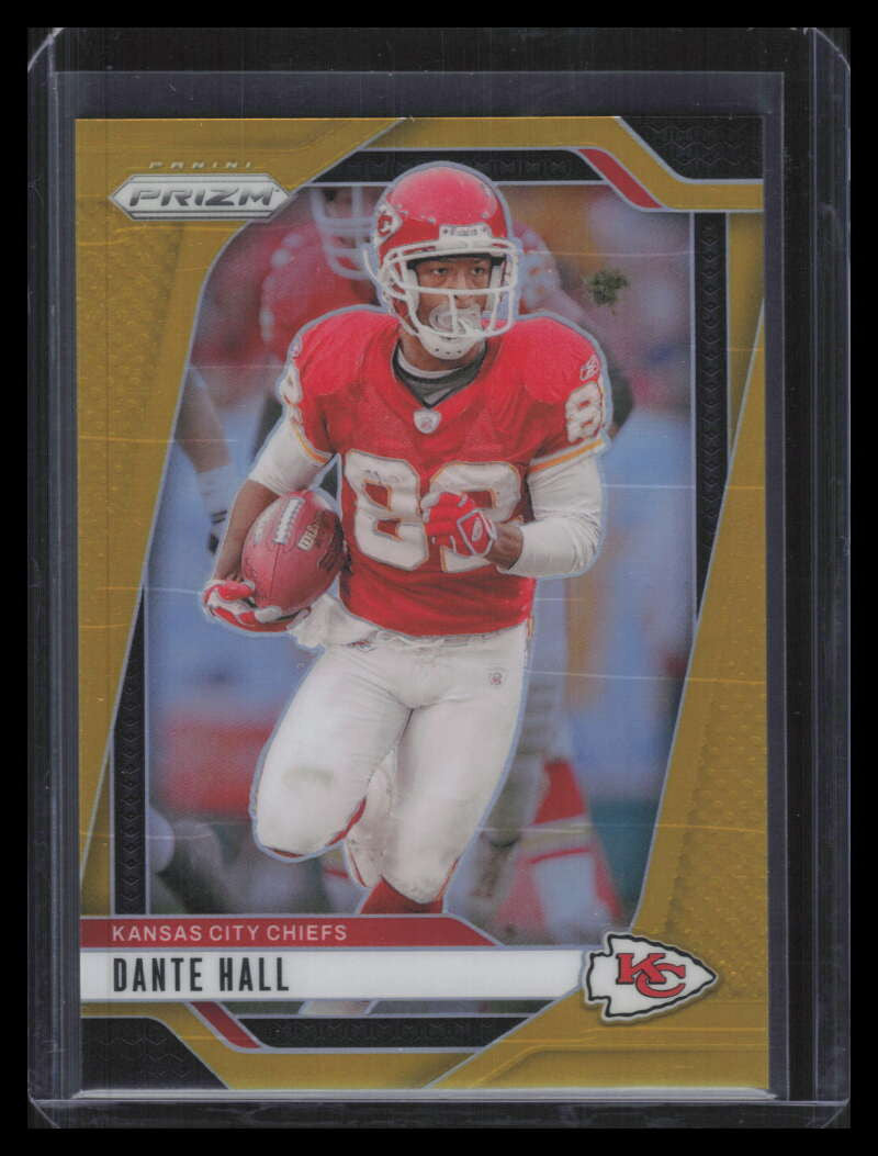 2024 Panini Prizm Prizms Gold Refractor 146 Dante Hall 5/10