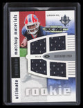 DELETE 164737 2007 Ultimate Materials Matchup Henry Marshawn Lynch RC Dual Quad Jersey 48/99