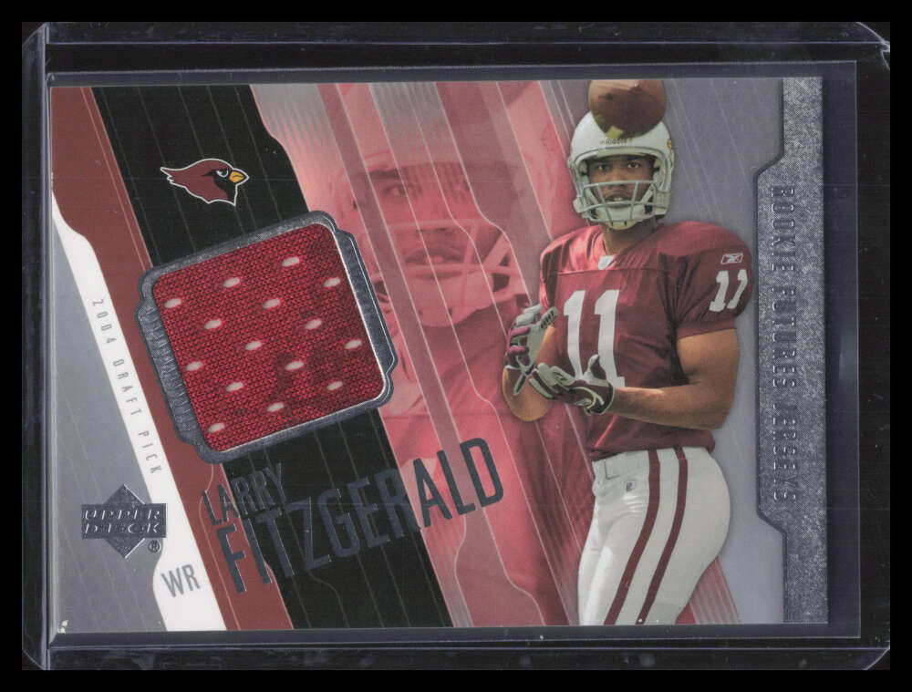 2004 Upper Deck Rookie Futures Jerseys RFLF Larry Fitzgerald RC Jersey 150491