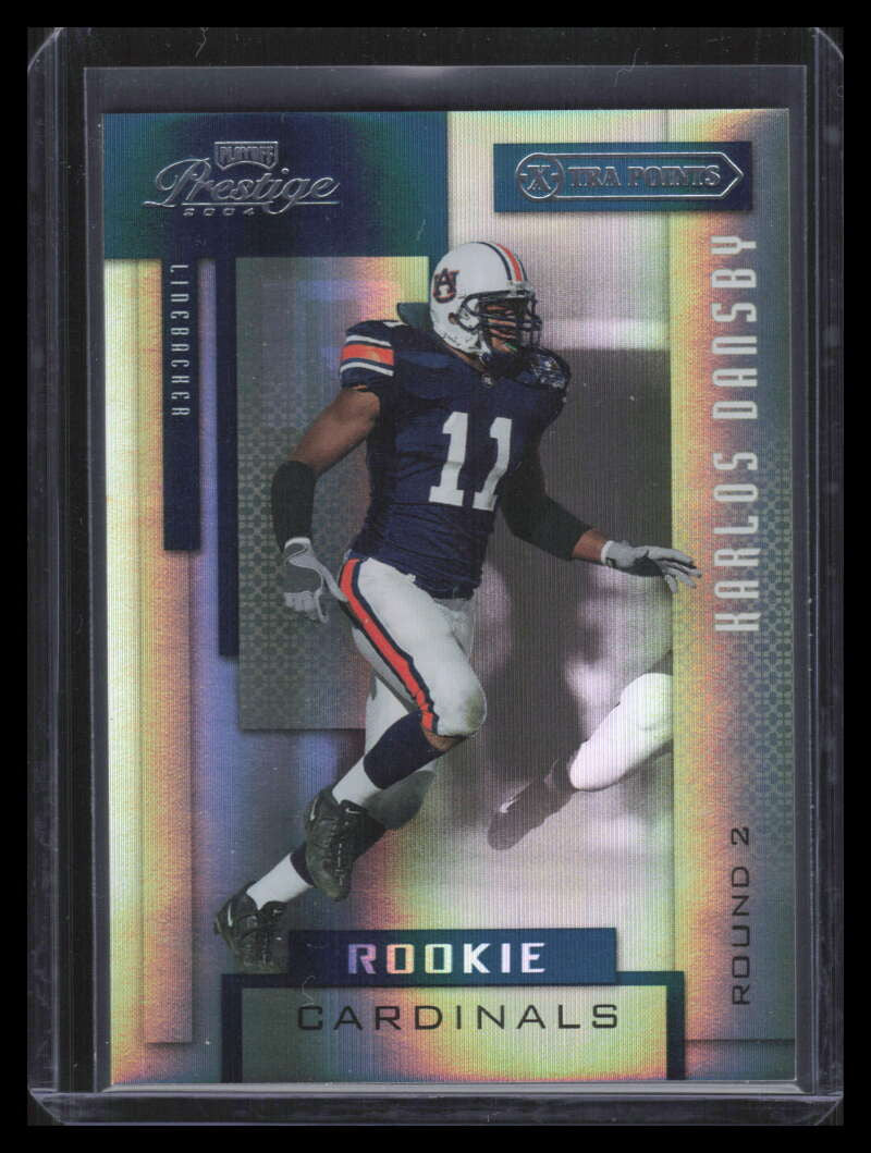 2004 Playoff Prestige Xtra Points Green 178 Karlos Dansby Rookie 22/25