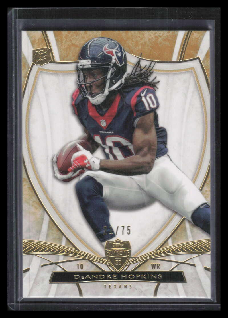 2013 Topps Supreme Sepia 23 DeAndre Hopkins Rookie 21/75