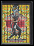2024 Panini Mosaic Mosaic Reactive Yellow Refractor 308 Michael Penix Jr. Rookie