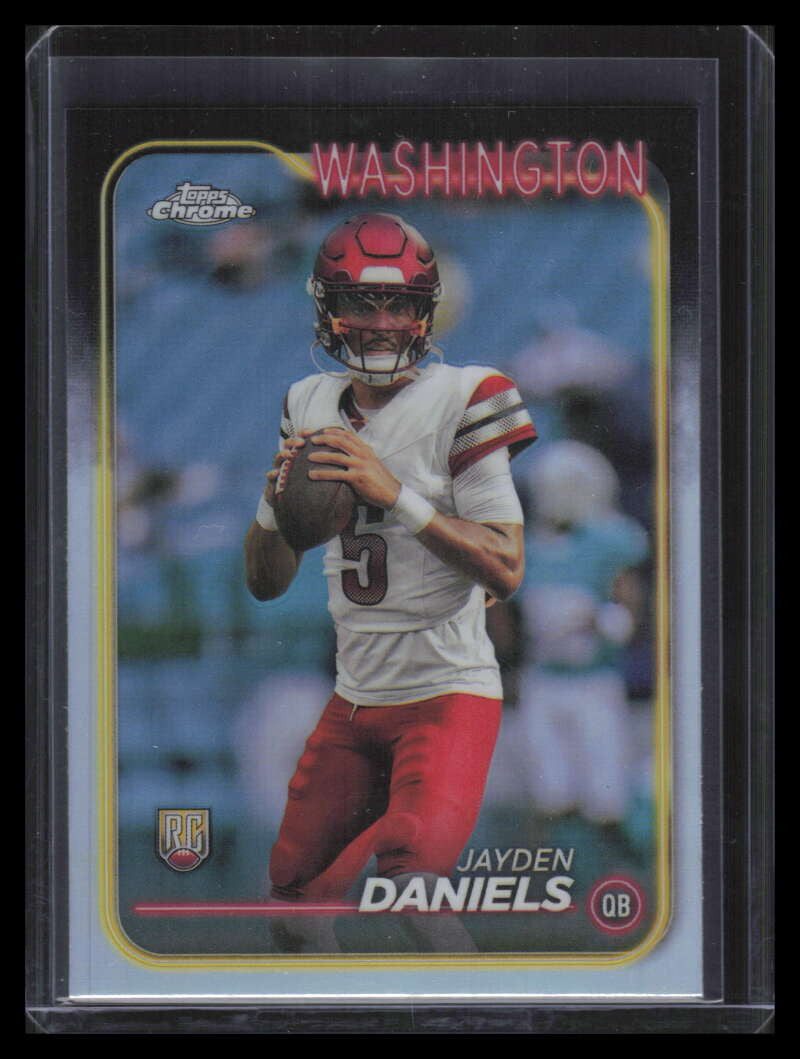 2024 Topps Chrome Refractor 201 Jayden Daniels Rookie 150125