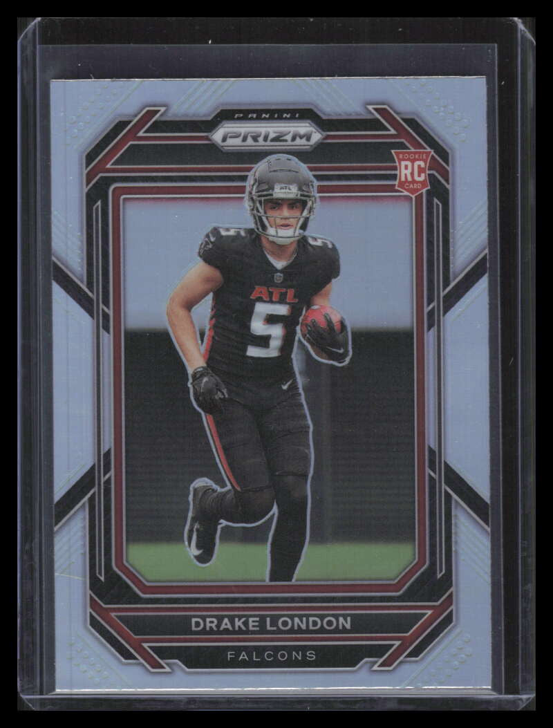 2022 Panini Prizm Prizms Silver Refractor 308 Drake London Rookie