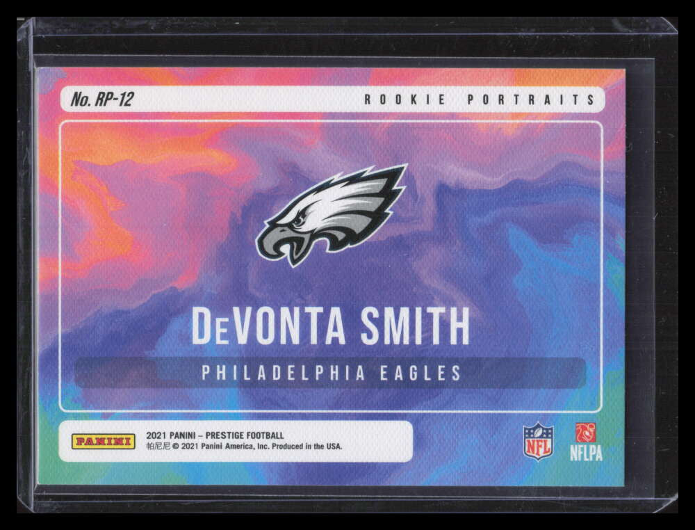 2021 Prestige Rookie Portraits 12 DeVonta Smith Rookie