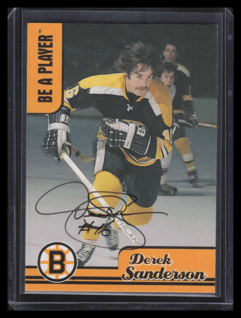 1999-00 BAP Memorabilia AS American Hobby Autographs ah3 Derek Sanderson Auto