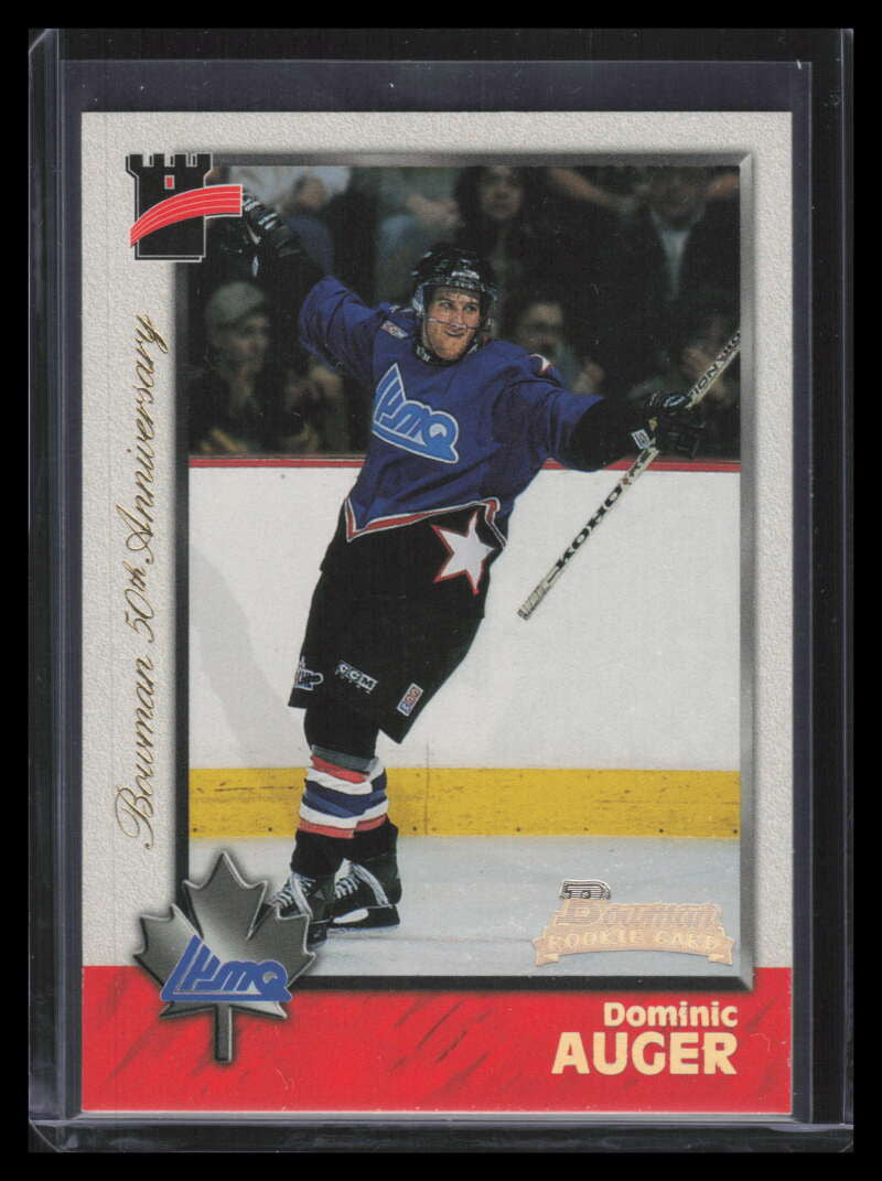 1998 Bowman CHL Golden Anniversary 112 Dominic Auger Rookie 35/50