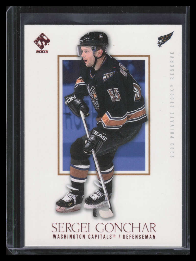2002-03 Private Stock Reserve Red 98 Sergei Gonchar 28/50