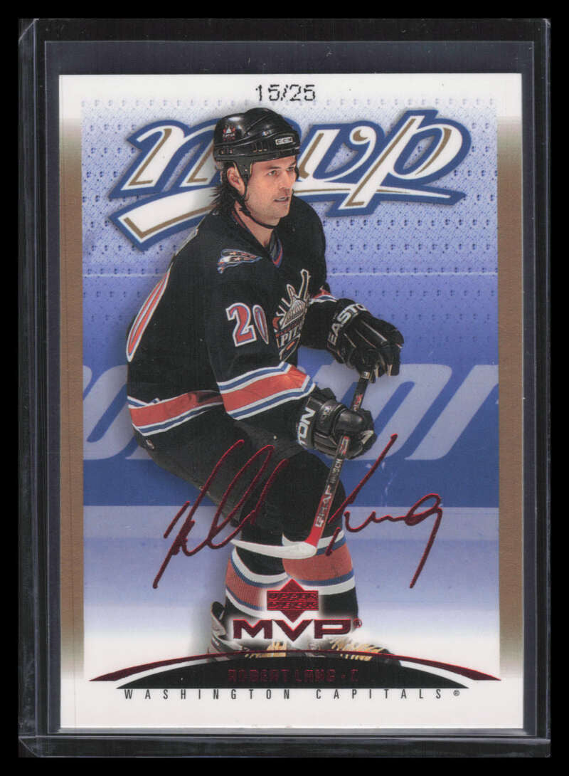 2003-04 Upper Deck MVP Canadian Exclusives 425 Robert Lang 15/25