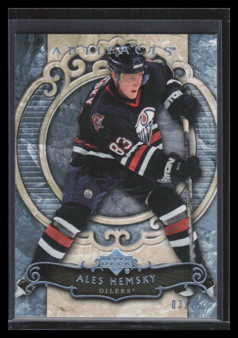2007-08 Artifacts Blue 89 Ales Hemsky 3/25