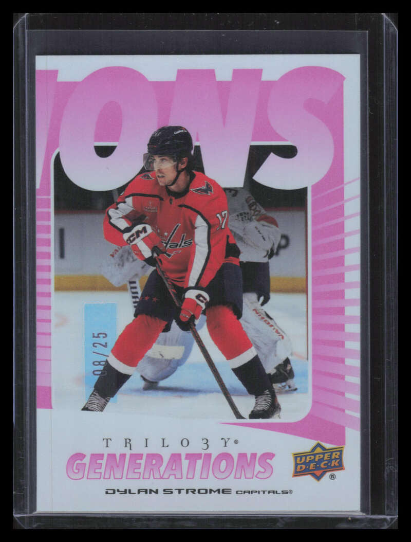 2023-24 Upper Deck Trilogy Generations Pink tg17c Dylan Strome 8/25
