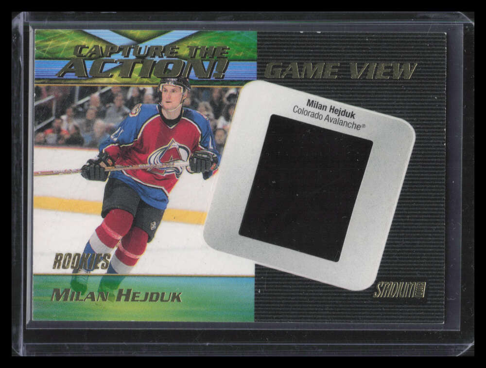 1999-00 Stadium Club Capture the Action Game View cag3 Milan Hejduk 84/100