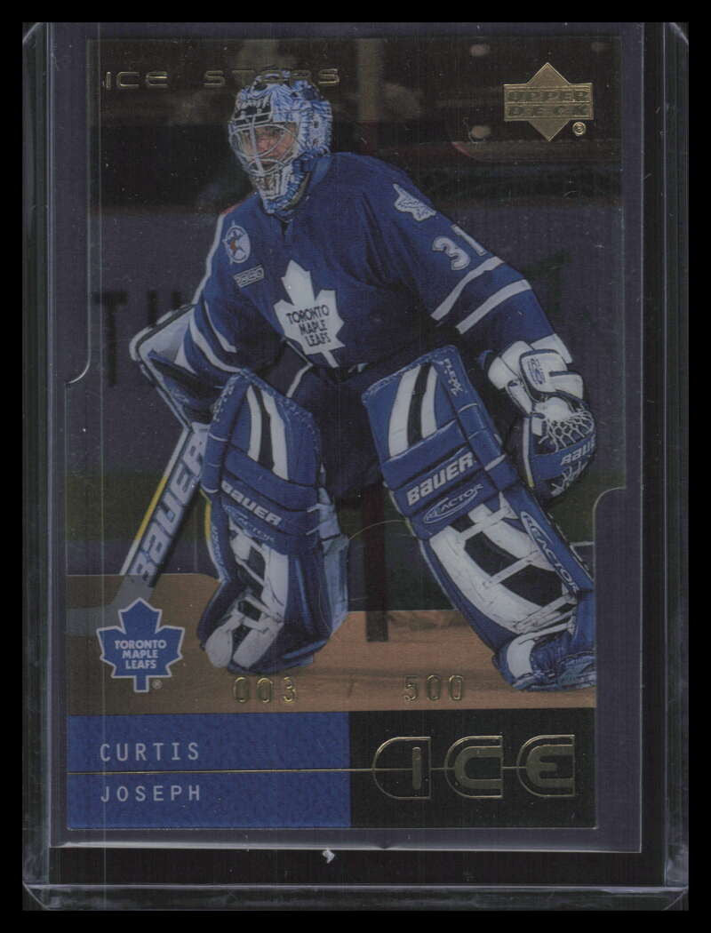 2000-01 Upper Deck Ice Stars 37 Curtis Joseph 3/500