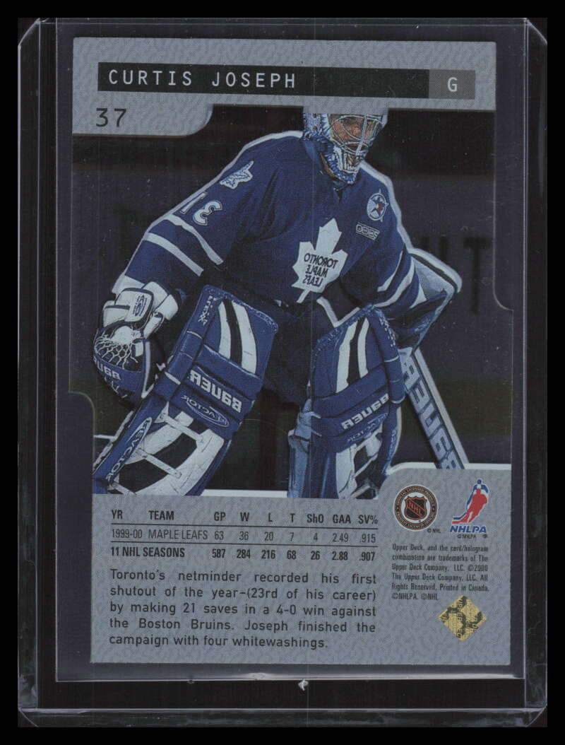 2000-01 Upper Deck Ice Stars 37 Curtis Joseph 3/500