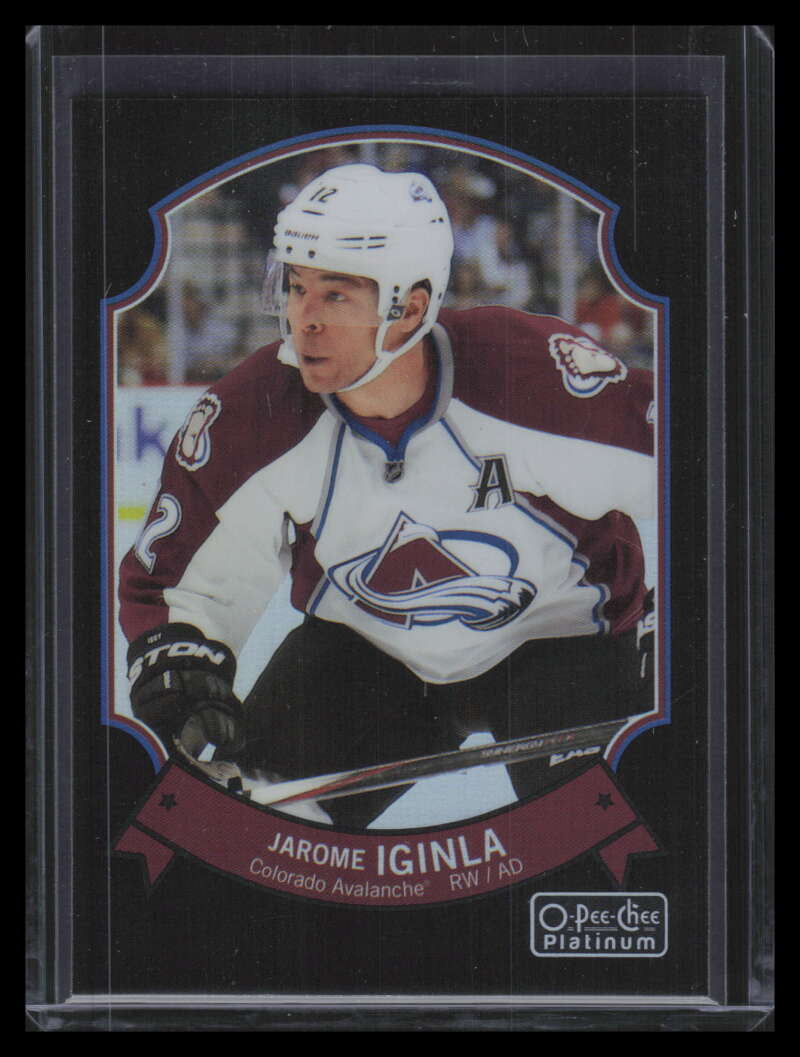 2014-15 O-Pee-Chee Platinum Retro Rainbow Black 61 Jarome Iginla 84/100