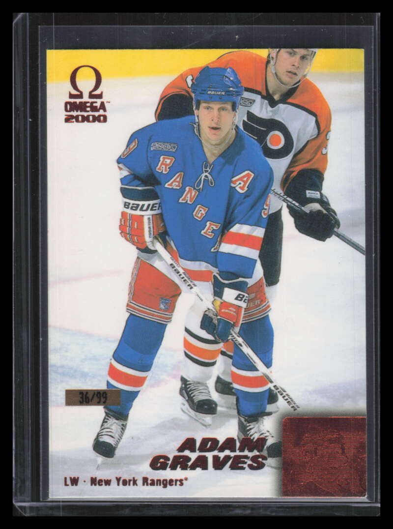 1999-00 Pacific Omega Copper 150 Adam Graves 36/99