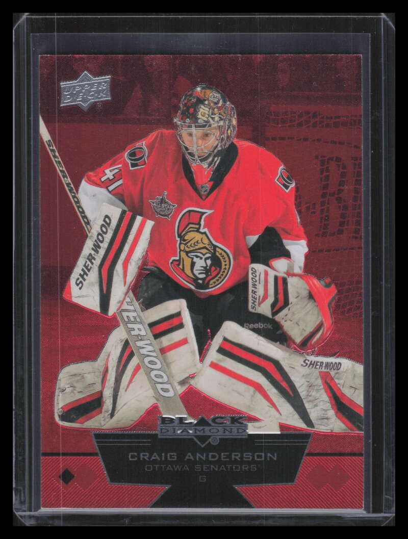 2012-13 Black Diamond Ruby 93 Craig Anderson 58/100