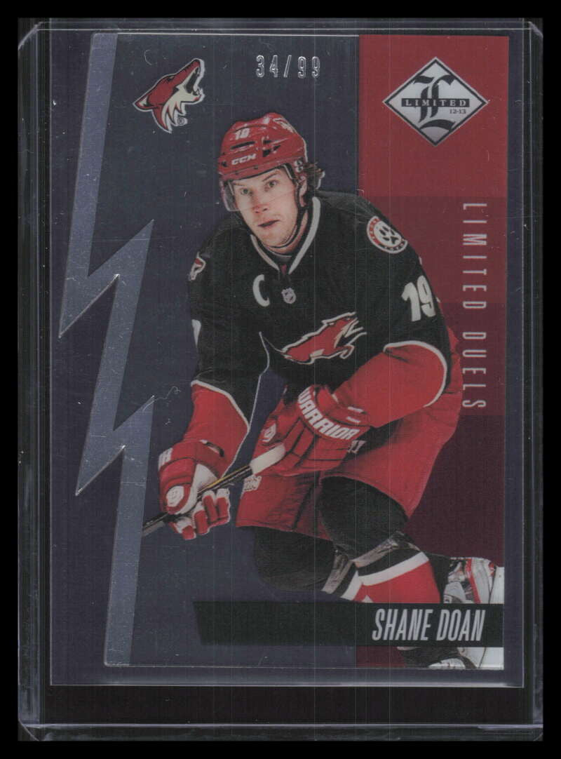 2012-13 Limited Duels Silver ld2b Shane Doan 34/99