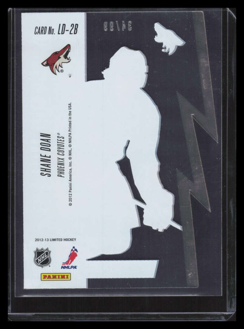 2012-13 Limited Duels Silver ld2b Shane Doan 34/99