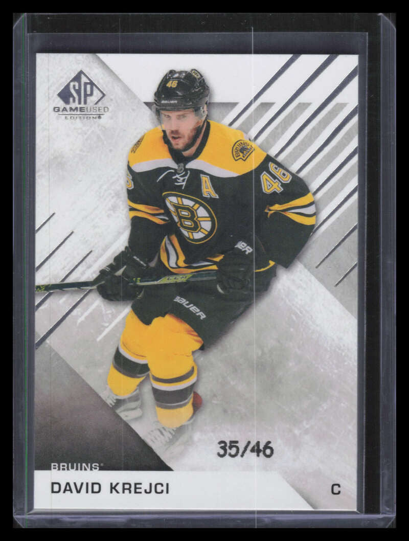 2016-17 SP Game Used 65 David Krejci 35/46