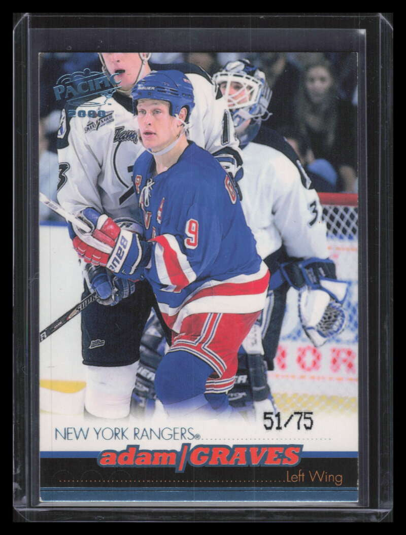 1999-00 Pacific Ice Blue 269 Adam Graves 51/75