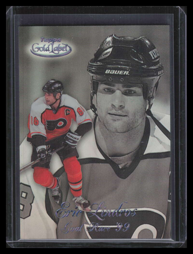 1998-99 Topps Gold Label Goal Race '99 Black gr1 Eric Lindros