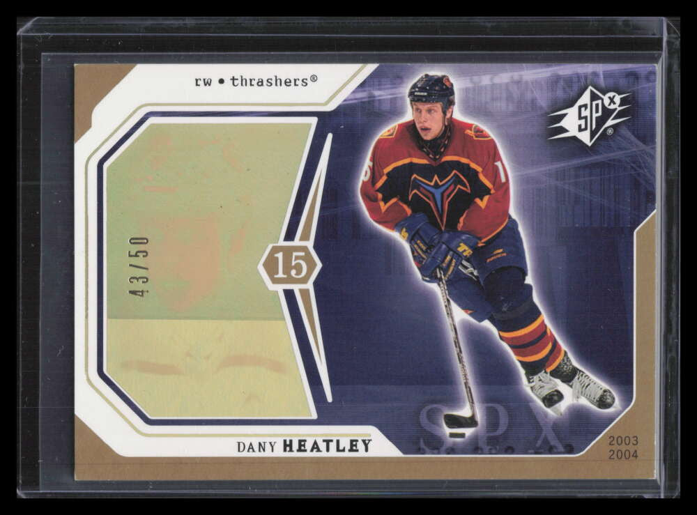 2003-04 SPx Radiance 4 Dany Heatley 43/50
