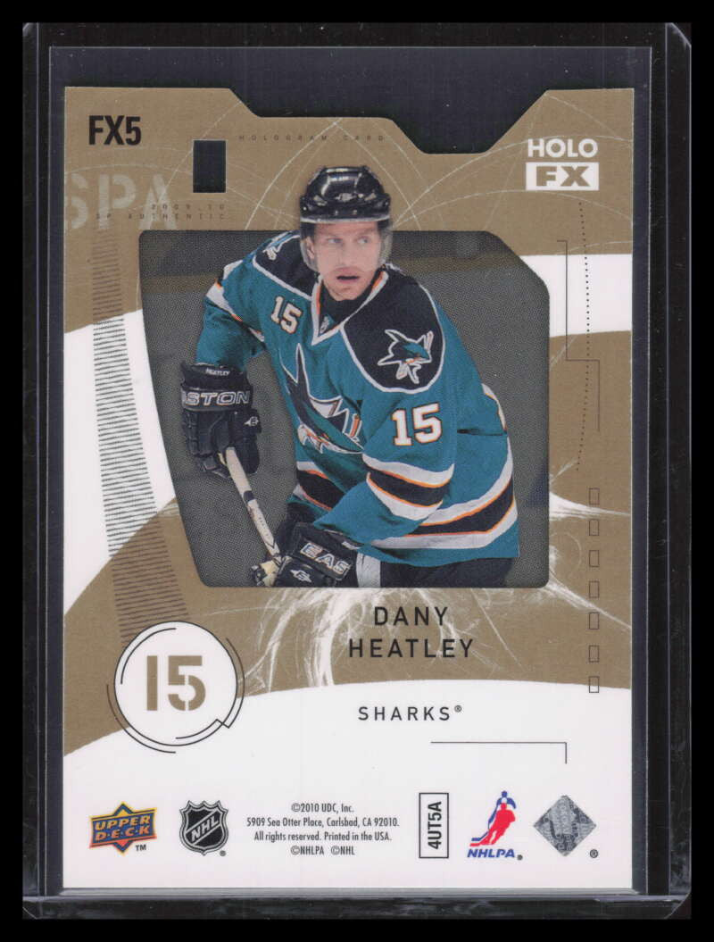 2009-10 SP Authentic Holoview FX Die Cuts fx5 Dany Heatley