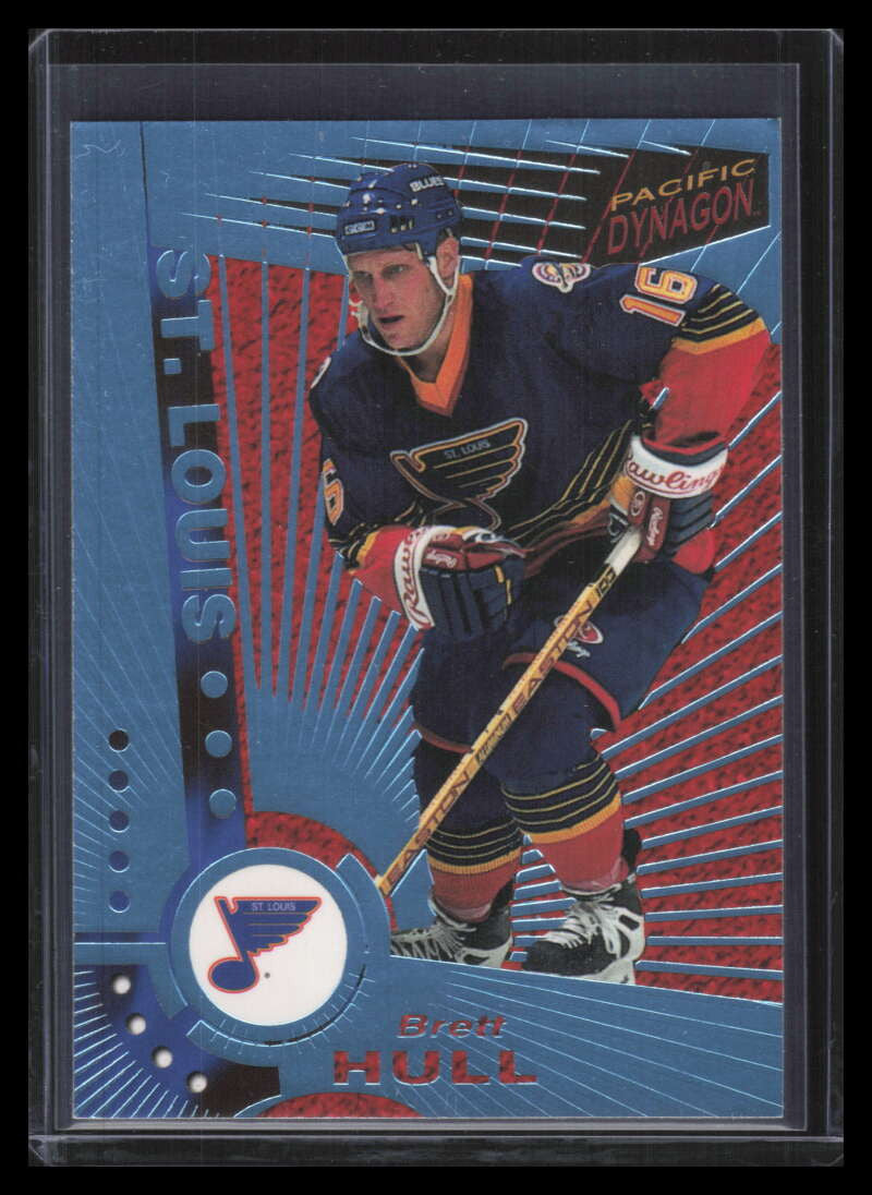 1997-98 Pacific Dynagon Ice Blue 107 Brett Hull