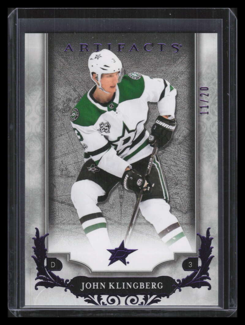 2018-19 Artifacts Purple 66 John Klingberg 11/20