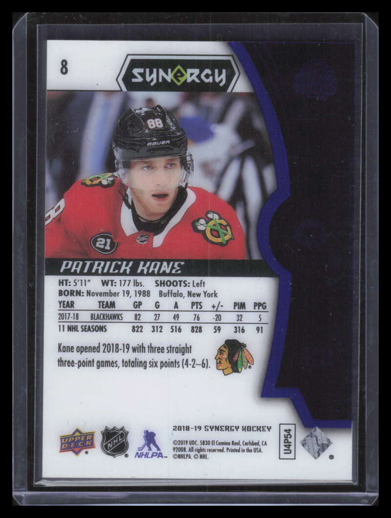 2018-19 Synergy Purple 8 Patrick Kane 13/88