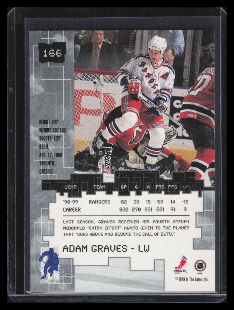 1999-00 BAP Millennium All-Star Fantasy Emerald 166 Adam Graves 12/25
