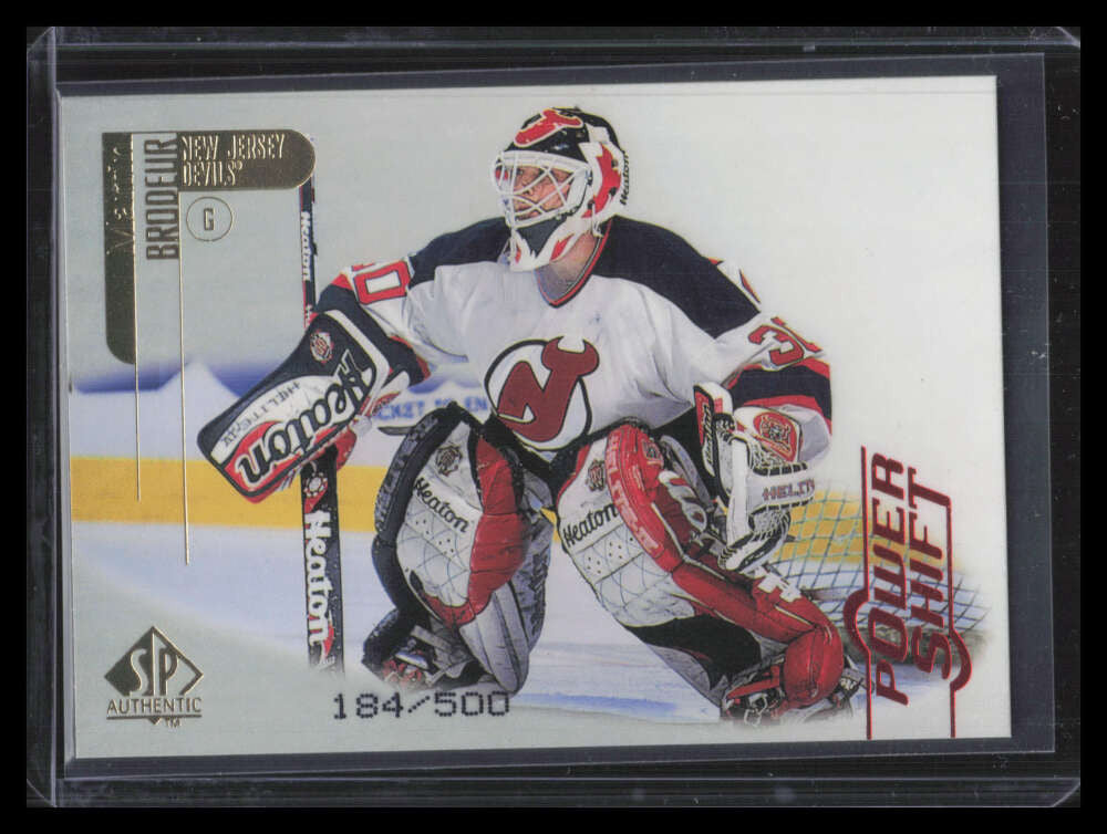 1998-99 SP Authentic Power Shift 48 Martin Brodeur 184/500