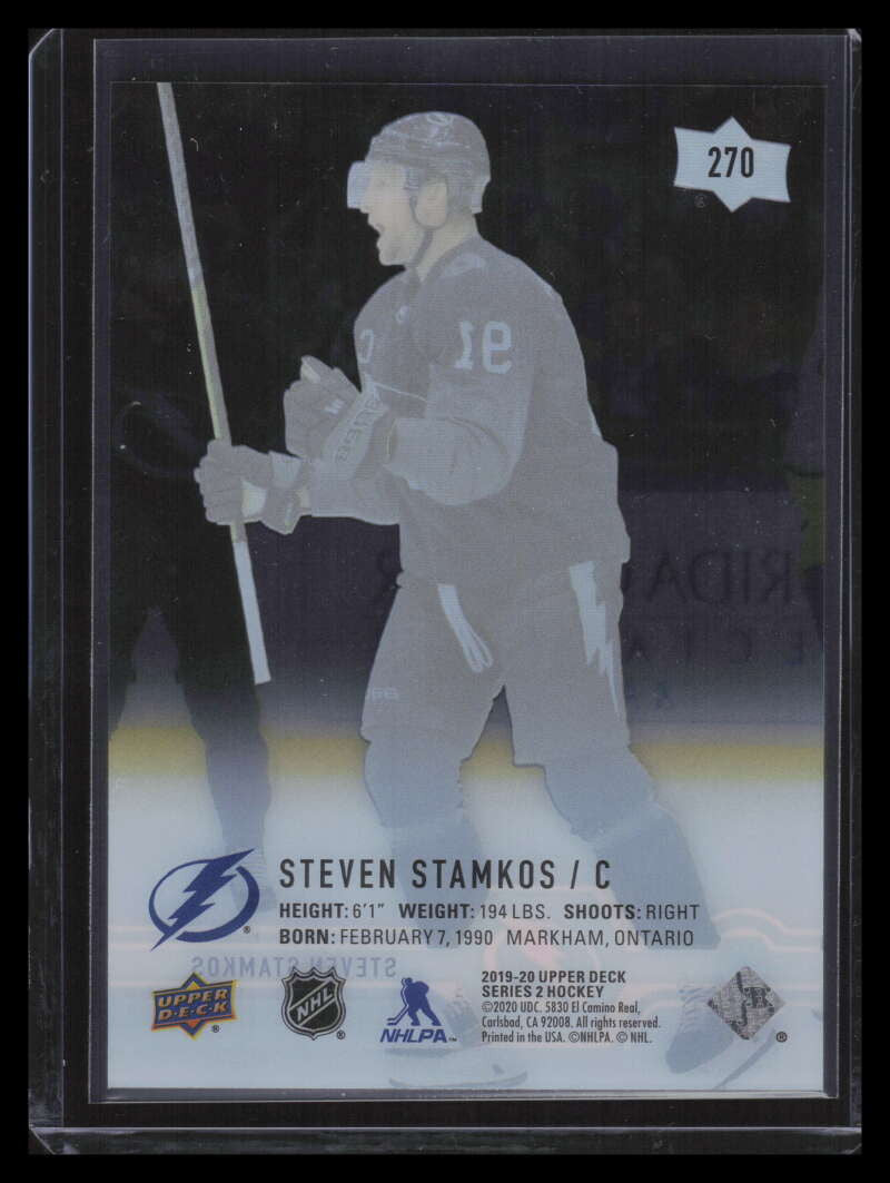 2019-20 Upper Deck Clear Cut Parallel 270 Steven Stamkos