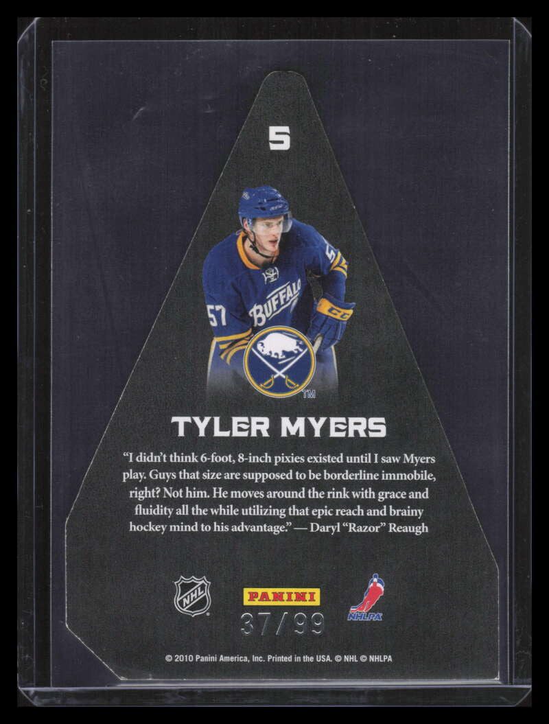 2010-11 Crown Royale Razor's Choice Award 5 Tyler Myers 37/99