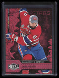 2020-21 Metal Universe Precious Metal Gems Red 151 Shea Weber SKILL 94/100