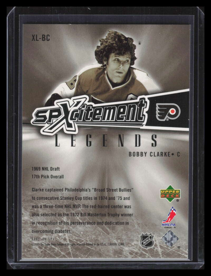 2005-06 SPx Xcitement Legends Gold XLBC Bobby Clarke 85/99