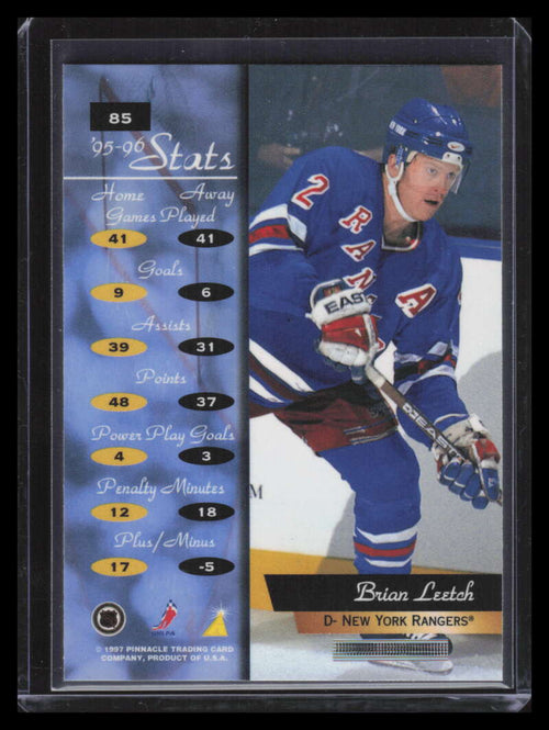1996-97 Zenith Artist's Proofs 85 Brian Leetch