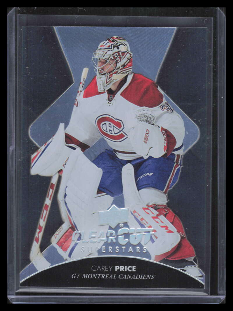 DELETE 165222 2017-18 Upper Deck Clear Cut Superstars CCSCP Carey Price