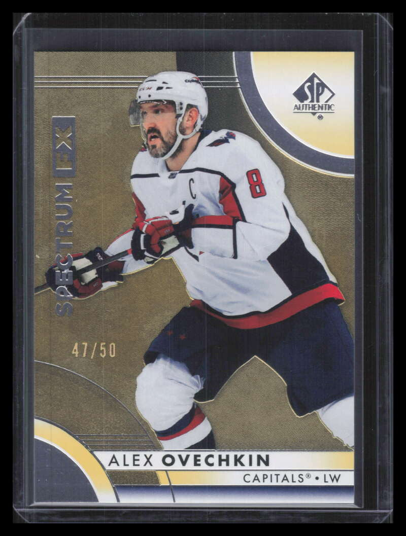 2023-24 SP Authentic Spectrum FX Gold s93 Alex Ovechkin 47/50