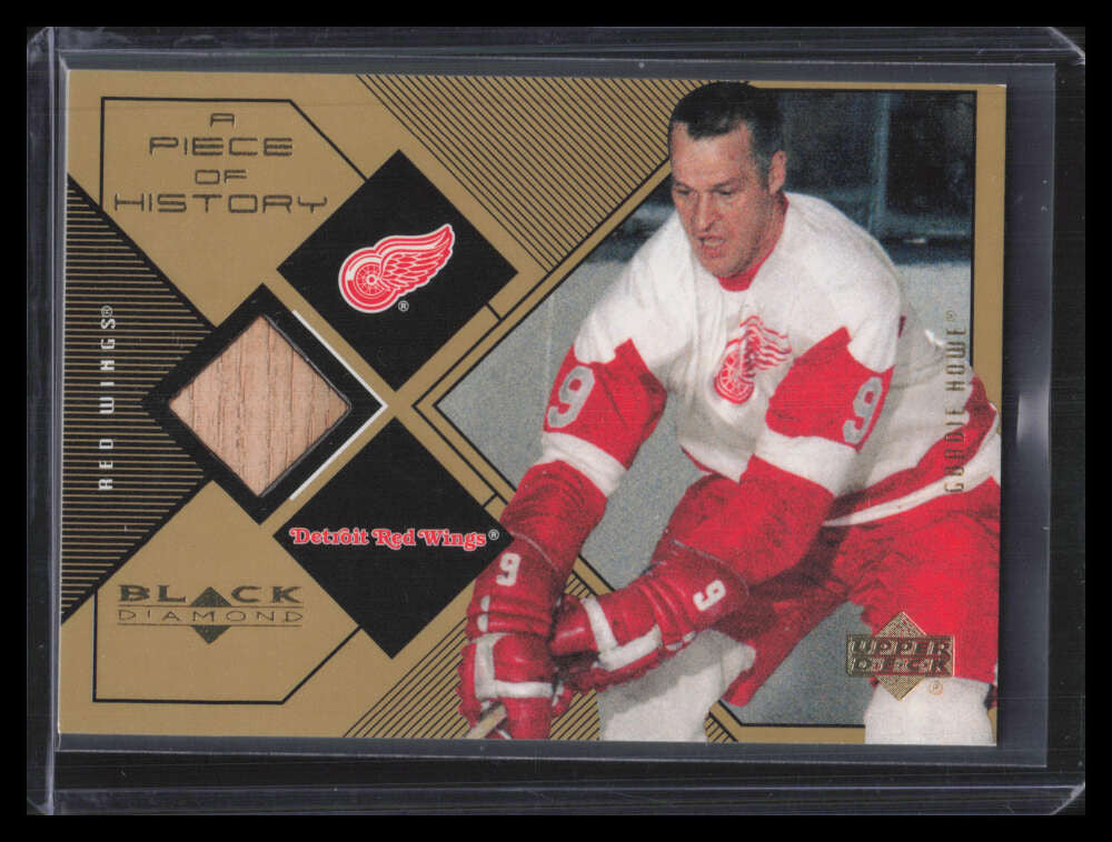 1999-00 Black Diamond A Piece of History GH Gordie Howe Stick